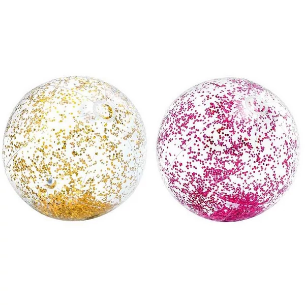 Intex átlátszó csillámos strandlabda 58070NP