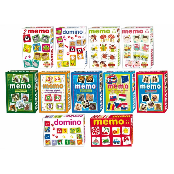Készségfejlesztő memóriajáték/domino mix 637 - Matematikai