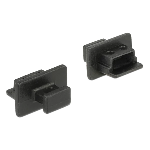 Delock Porvédo USB 2.0 Mini-B típusú kimenethez fogantyúval 10 db fekete