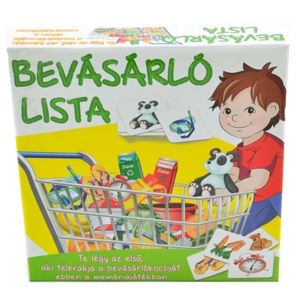 Bevásárló lista társasjáték