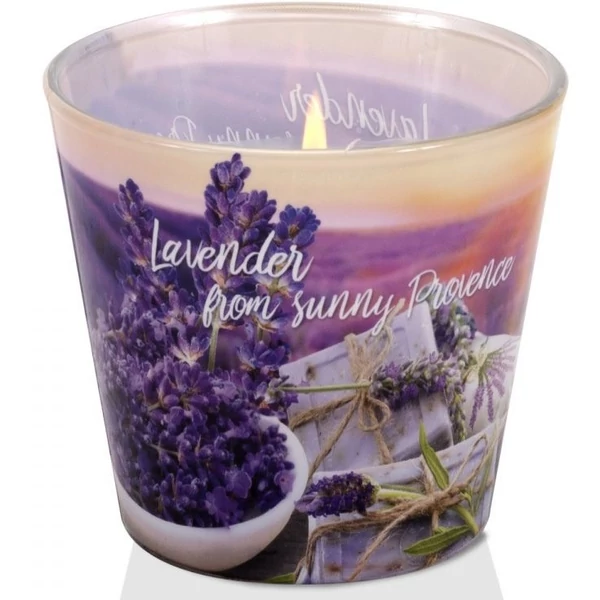Poharas illatgyertya levendula 115G 584541