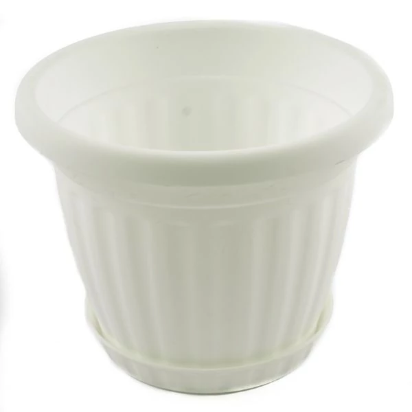 Kaspó akasztóval 20cm fehér