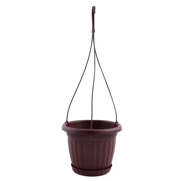 Kaspó 23cm sötét barna