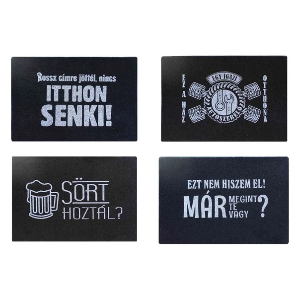 Feliratos lábtörlő többféle változatban 58x39cm