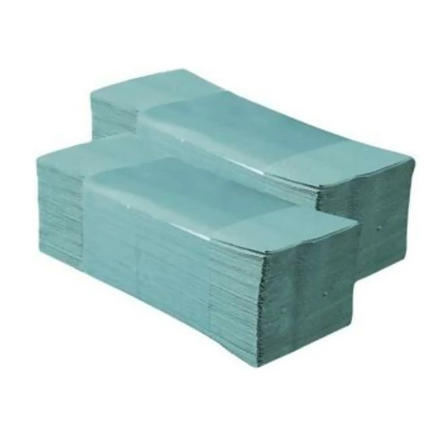 Kéztörlő V hajtású 20x250lap 1rétegű zöld