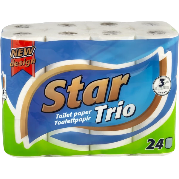 Star Trio WC papír 24 tekercses 3 rétegű