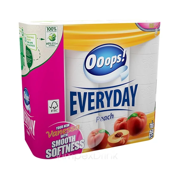 Ooops! Everyday WC papír barack 32tekercs 3rétegű