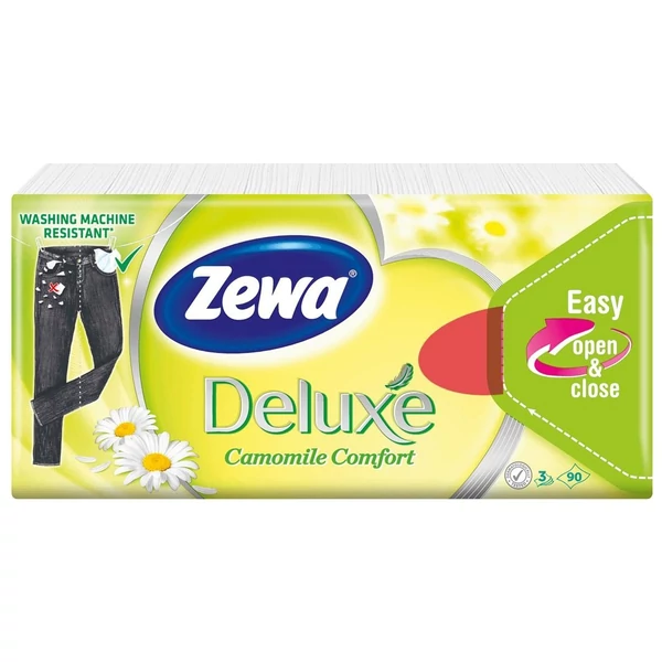 Zewa deluxe papírzsebkendő kamilla 90db