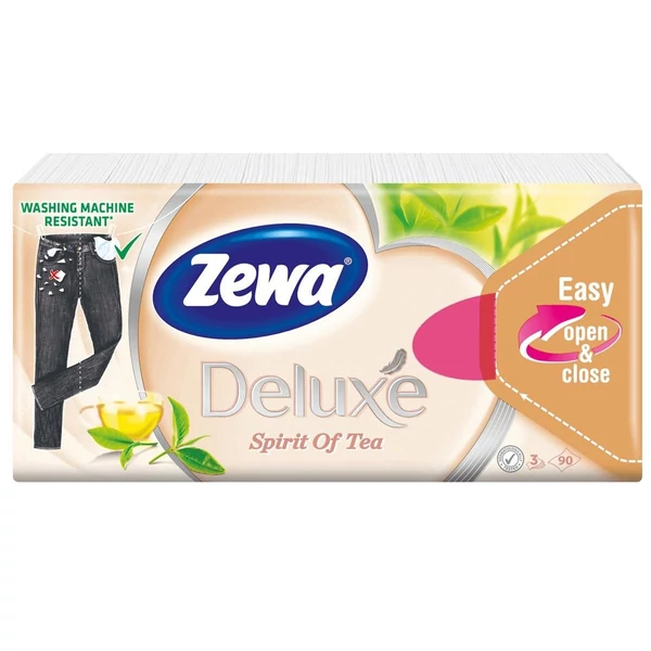 Zewa deluxe papírzsebkendő Spirit of tea 90db