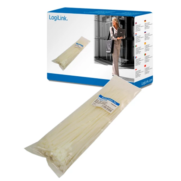 LogiLink kábelkötegelő 300*3,4mm 100db