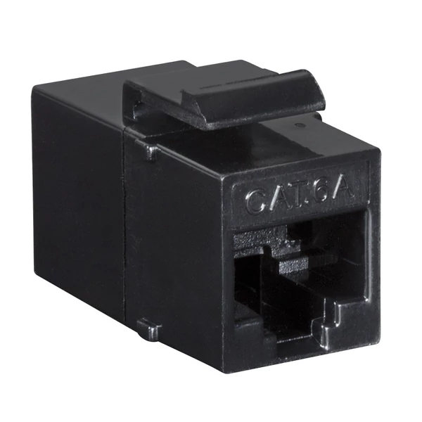 Logilink Keystone Coupler Cat.6A UTP, 2xRJ45, black