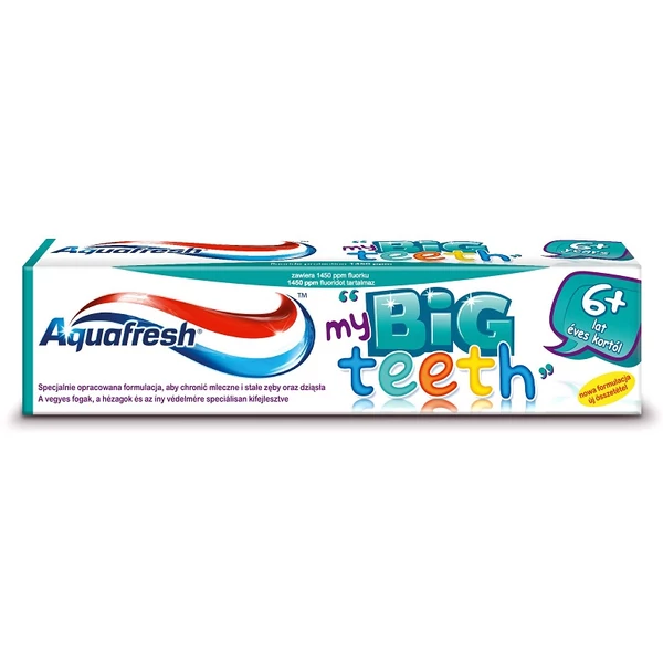 Aquafresh fogkrém junior big teeth 50ml