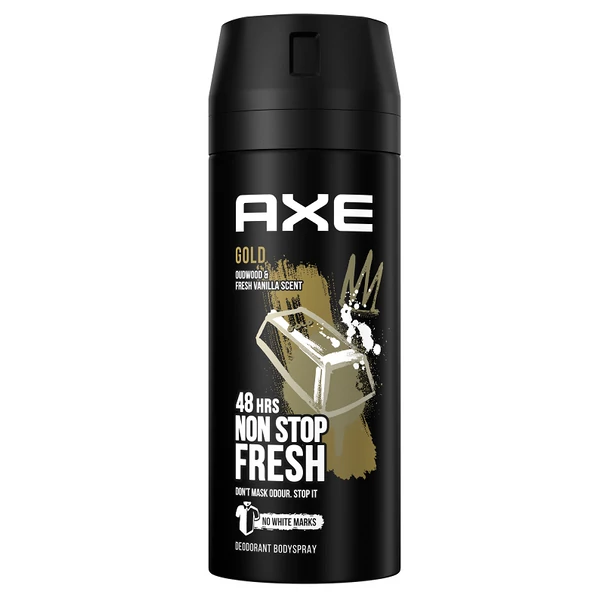 AXE deo gold out wod & dark vanilla 150ml spray dezodor