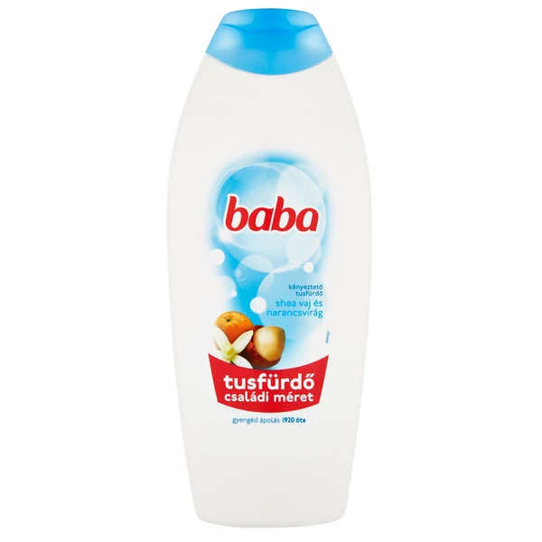 Baba tusfürdő shea vaj és narancsvirág 750ml