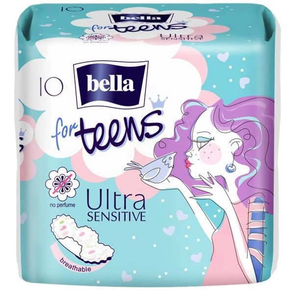 Bella egészségügyi betét teens ultra sensitive 10db