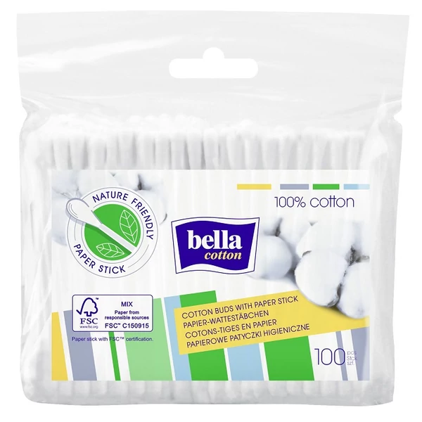 Bella fültisztító pálcika utántöltő 100db