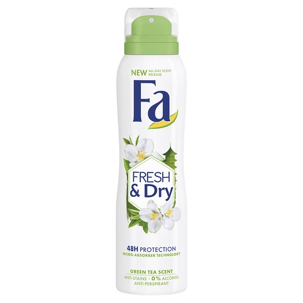 Fa Fresh&Dry Green Tea izzadásgátló deospray 150ml spray dezodor