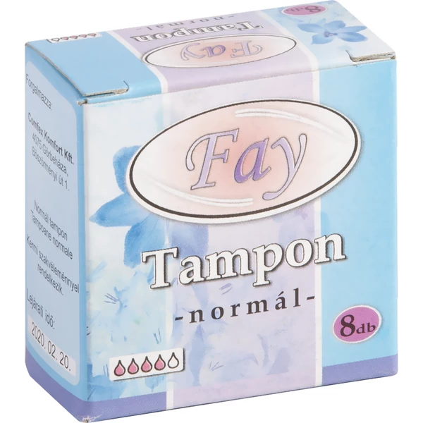 Fay normál tampon 8db