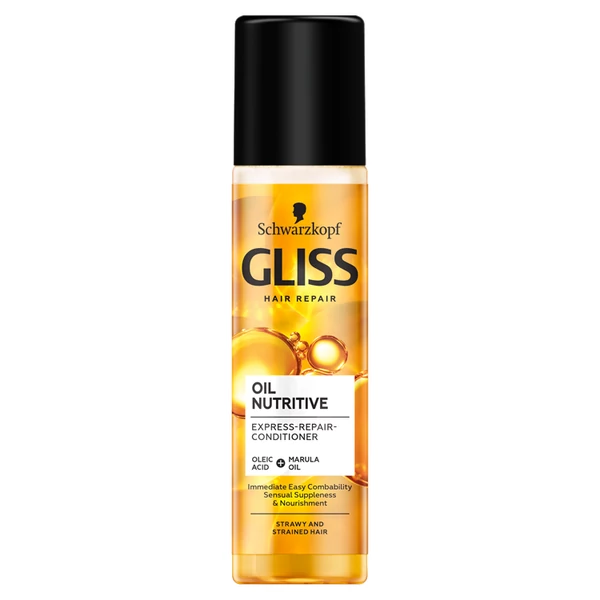 Schwarzkopf Gliss Express Oil Nutritive balzsam 200ml