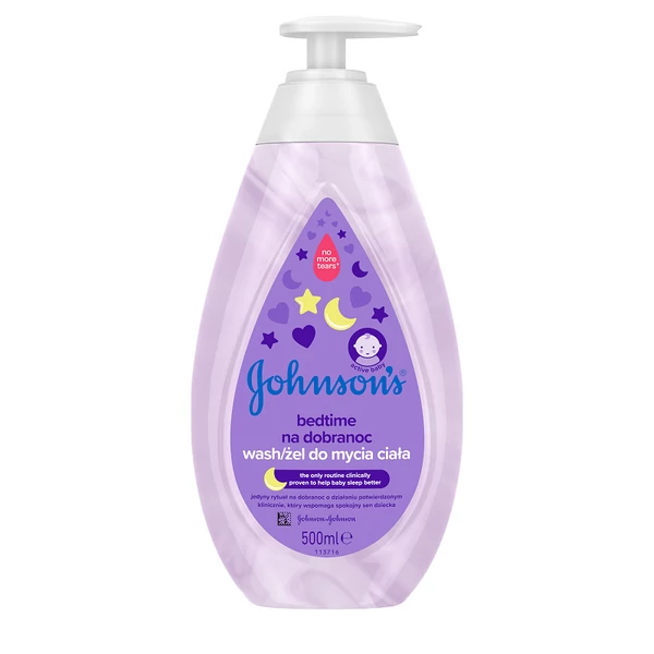 Johnson's Bedtime pumpás fürdető 500ml