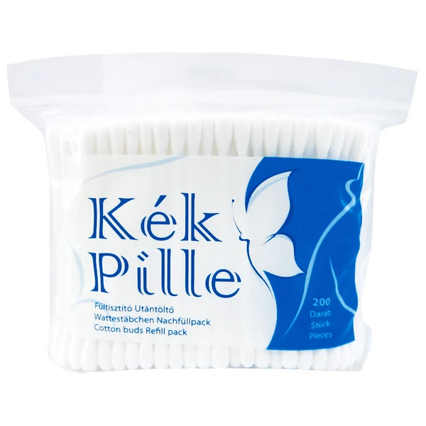 Kék Pille fültisztító utántöltő 200db