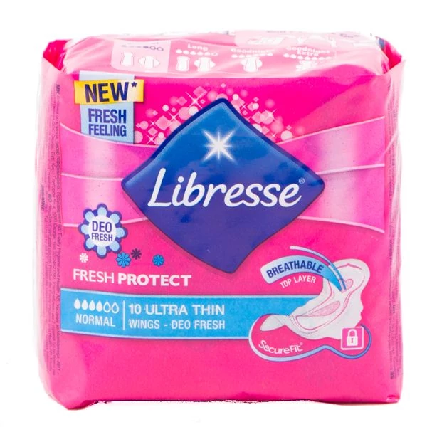 Libresse Normal Duo Fresh egészségügyi betét 10db