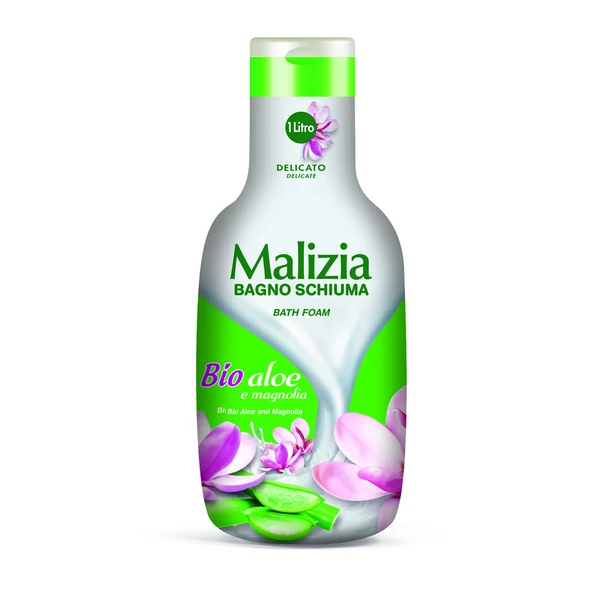 Malizia Aloe Vera & Magnólia habfürdő 1L