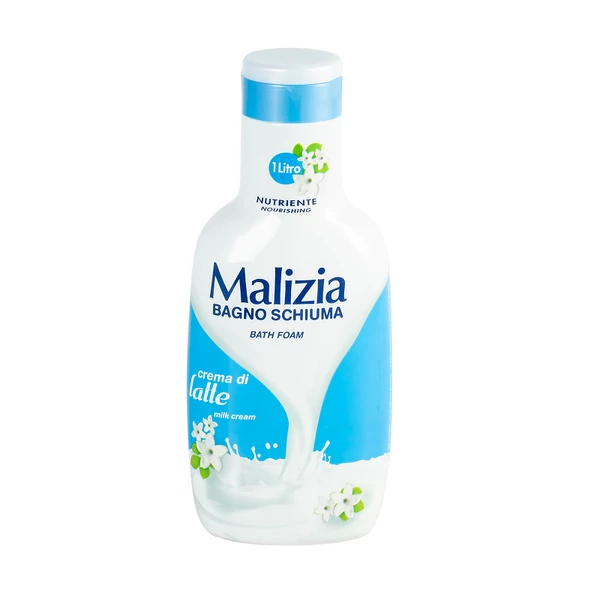 Malizia habfürdő tejszínnel és tejproteinnel 1L