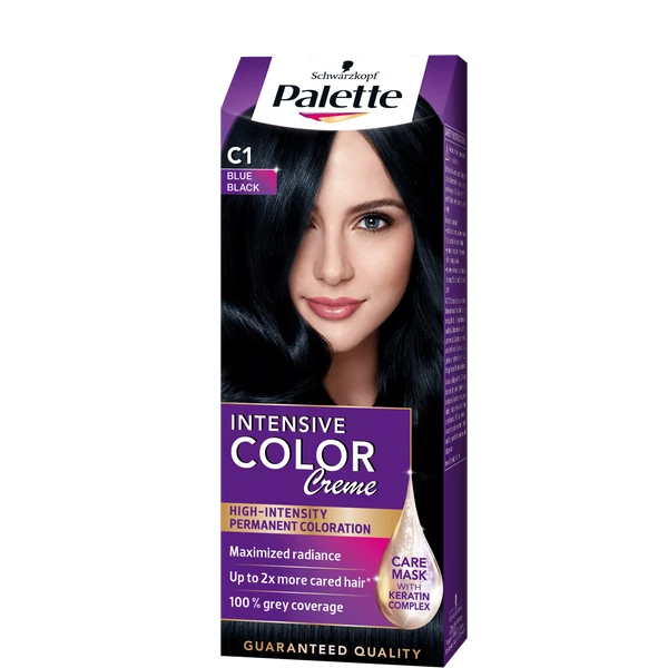 Schwarzkopf Palette ICC hajfesték c1 zafírfekete