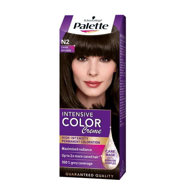 Schwarzkopf Palette ICC hajfesték n2 sötétbarna