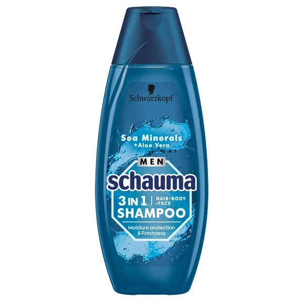Schauma férfi sampon hidratáló tengeri ásványokkal 400 ml