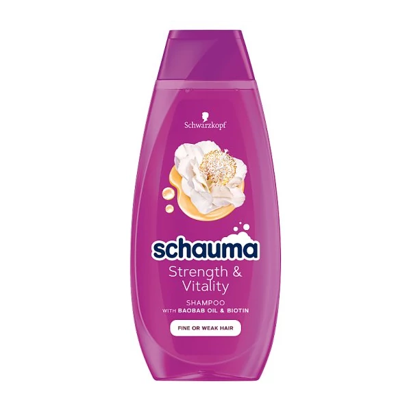 Schauma sampon strength & vitality 400ml