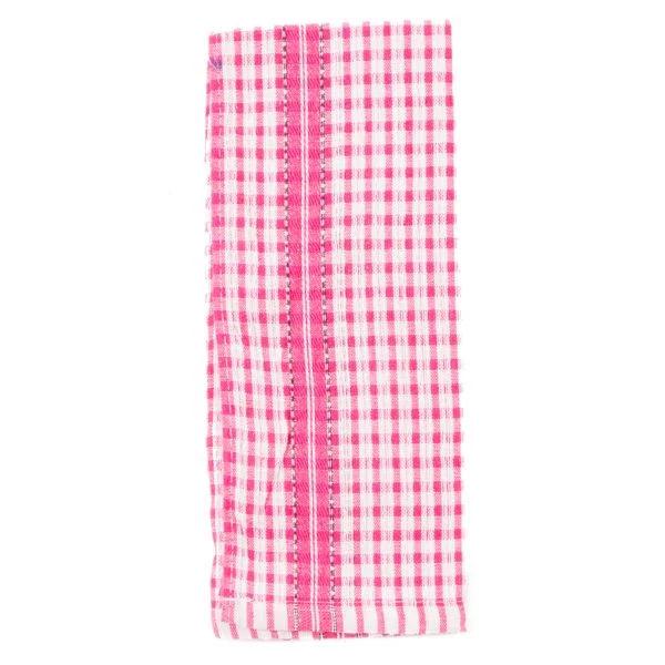 Hímzett, kockás konyharuha