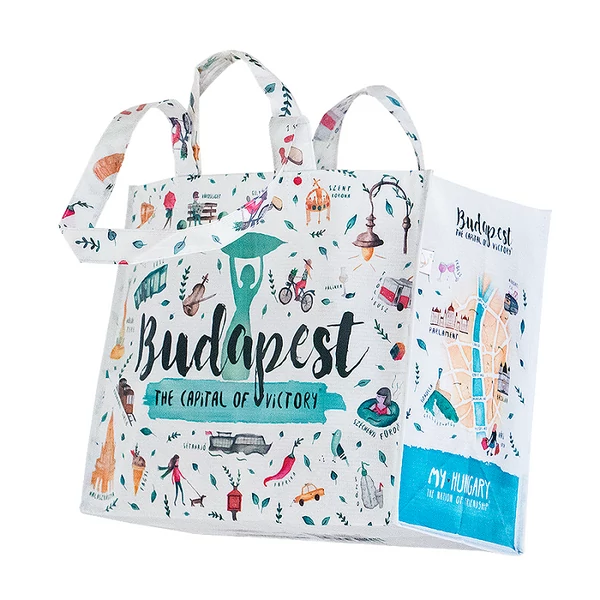 Budapest ökotáska bevásárló táska