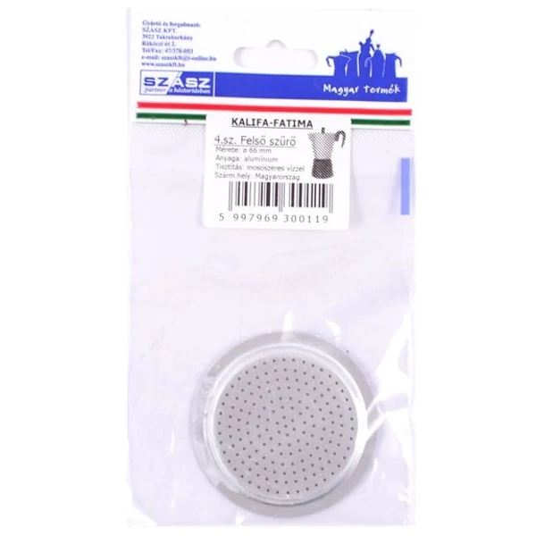 Szász 4 személyes kalifa felső szűrő