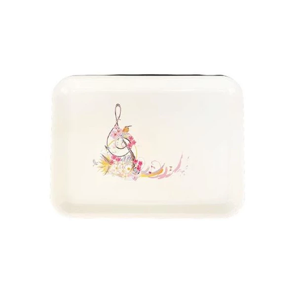 Műanyag mintás tálca hangjegy mintával 277937