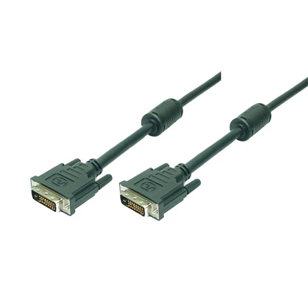 LogiLink DVI összekötő kábel, fekete, 2m