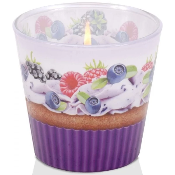 Poharas illatgyertya bogyós gyümölcs 115g 220735