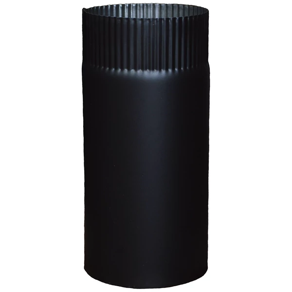 Fekete füstcső 120x250mm 13661