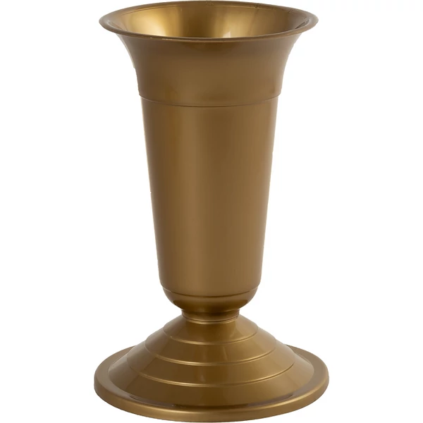 Nehezített arany sírváza 30cm