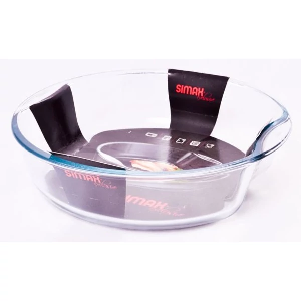 Kerek hőálló tál fedő nélkül 2,5L 19921105