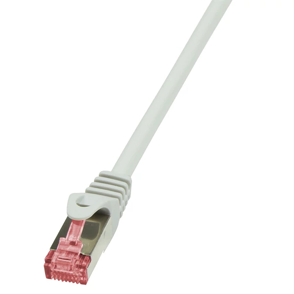 LogiLink CAT6 S/FTP Patch Cable PrimeLine AWG27 PIMF LSZH grey 10m