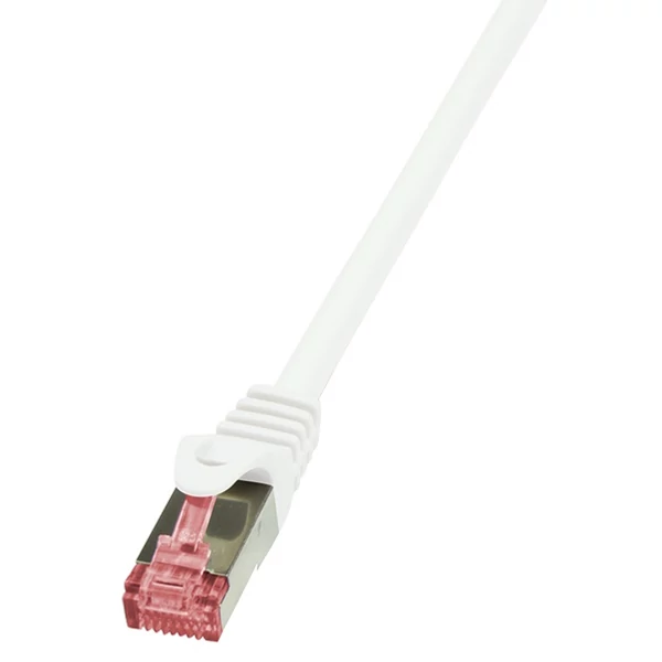 LogiLink CAT6 S/FTP Patch Cable PrimeLine AWG27 PIMF LSZH white 0,50m