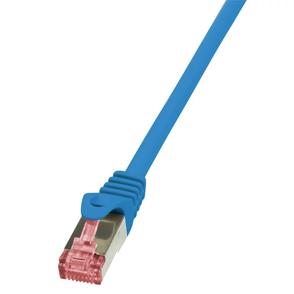 LogiLink CAT6 S/FTP Patch Kábel PrimeLine AWG27 PIMF LSZH kék 0,5m