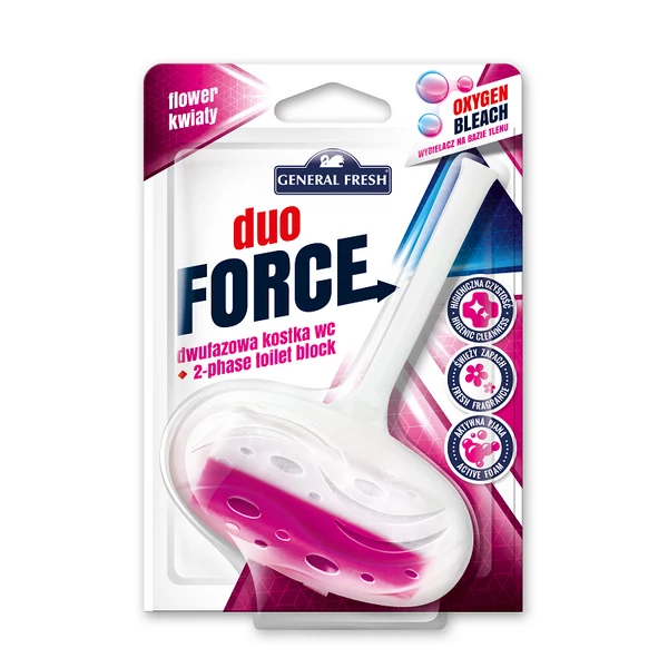 General Fresh Duo Force virág illatú kétfázisú kosaras WC illatosító 40g