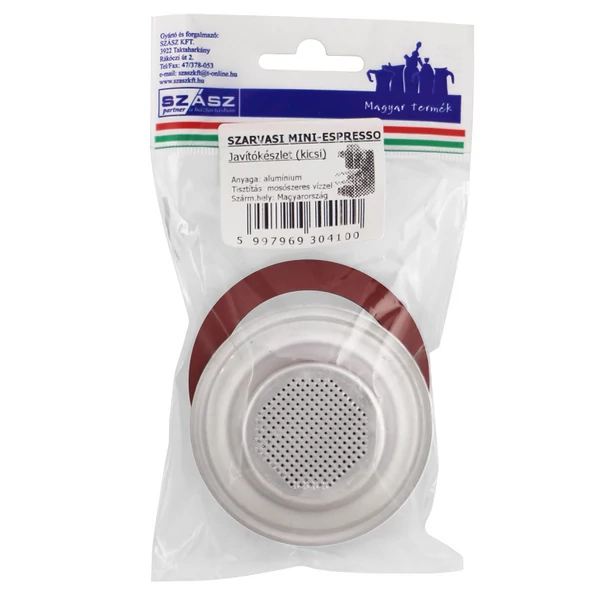 Szász mini espresso kávéfőző kicsi javítókészlet