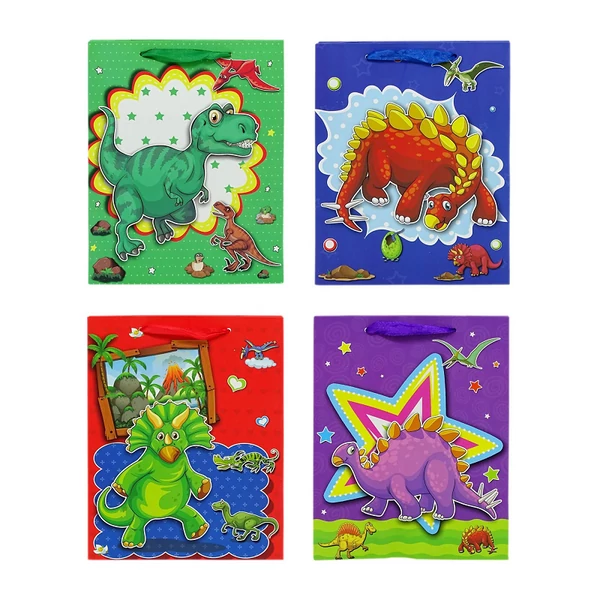 Dínós ajándék tasak 26x32x10cm 71995