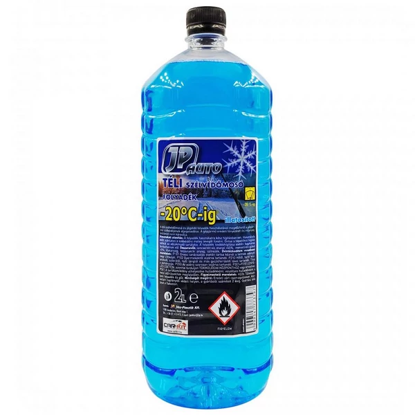 JP autó téli szélvédőmosó folyadék -20°C 2L - csak egyedi szállítással vagy személyes átvétellel