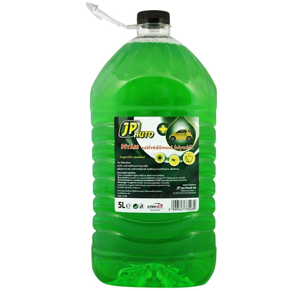 JP auto nyári green szélvédőmosó folyadék 5L - csak egyedi szállítással vagy személyes átvétellel