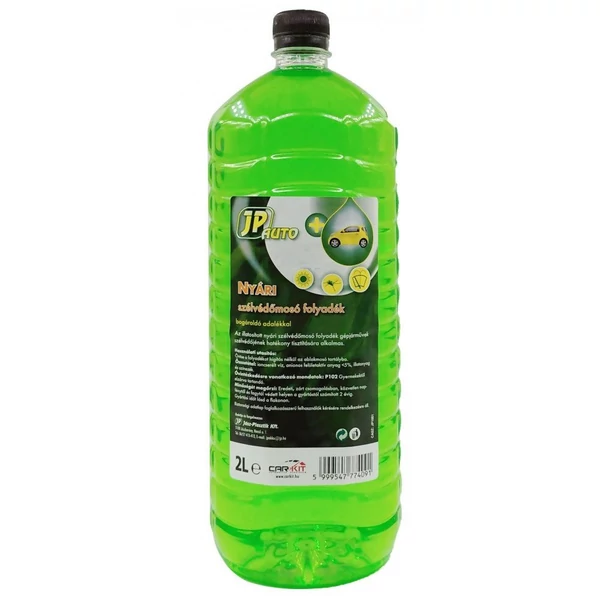 JP auto nyári green szélvédőmosó folyadék 2L - csak egyedi szállítással vagy személyes átvétellel